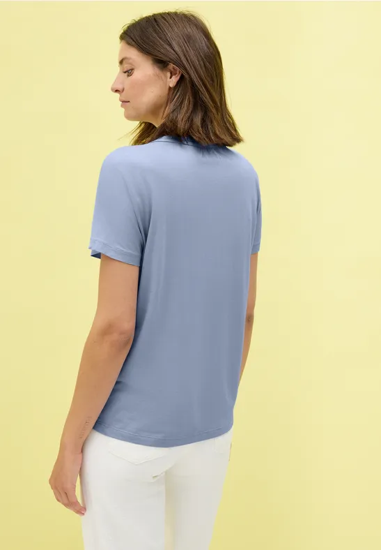 T-shirt décontracté au look tunique mountain blue