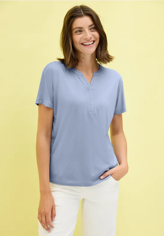 T-shirt décontracté au look tunique mountain blue