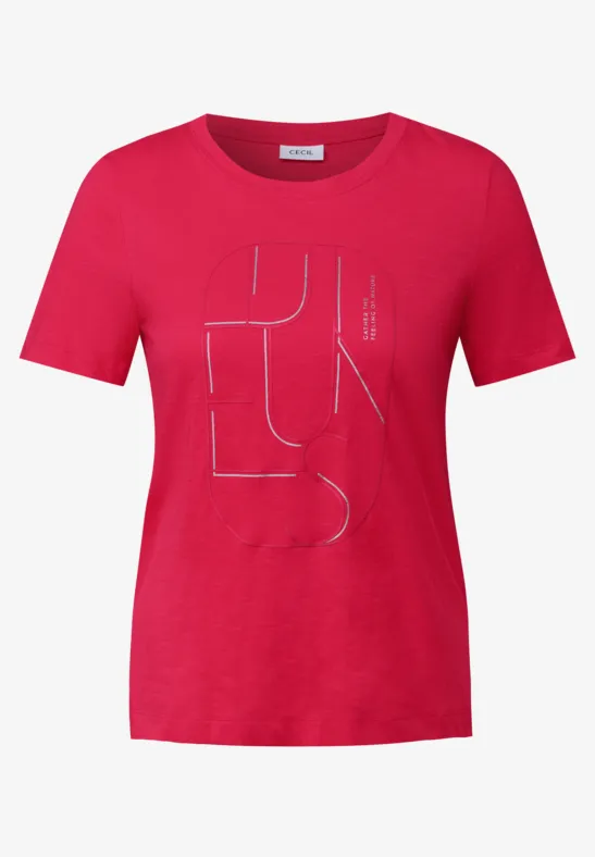 T-shirt avec artwork glazed apple red