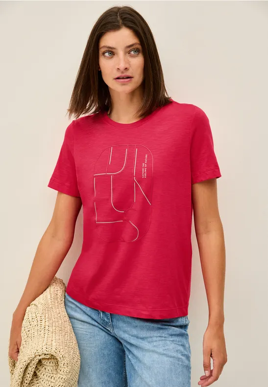 T-shirt avec artwork glazed apple red