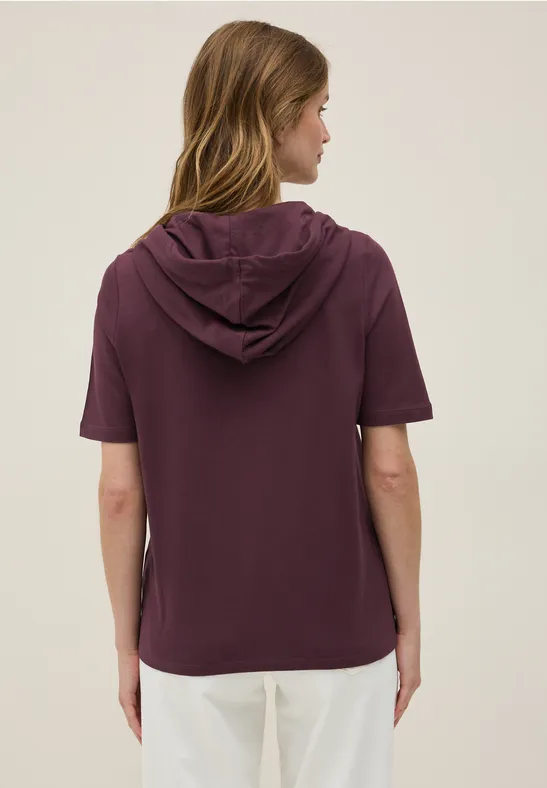 Bluza z napisem mulberry red