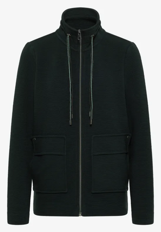 Leichte Ottoman Jacke ink green