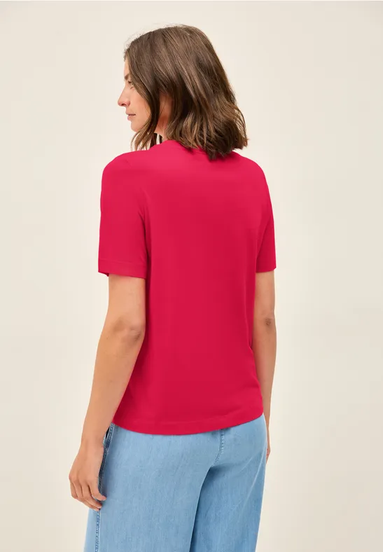 T-Shirt mit Artwork glazed apple red