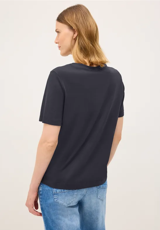 T-Shirt mit Artwork urban dark blue