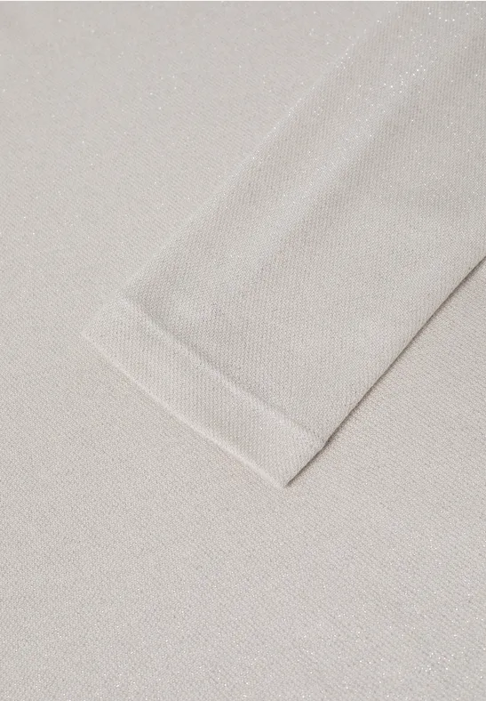 Koszulka- Jersey z połyskiem light greige