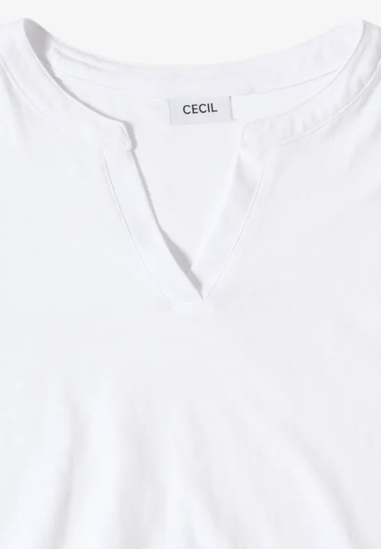 Shirt im Tunika-Look White