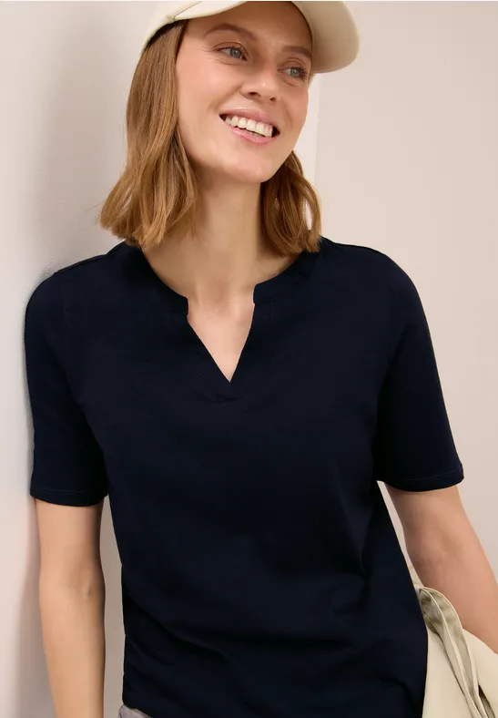 T-shirt au look tunique urban dark blue