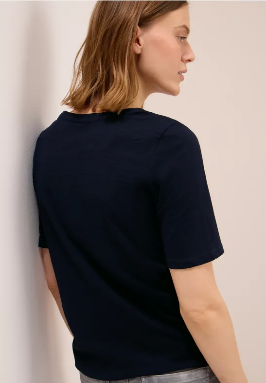 T-shirt au look tunique urban dark blue