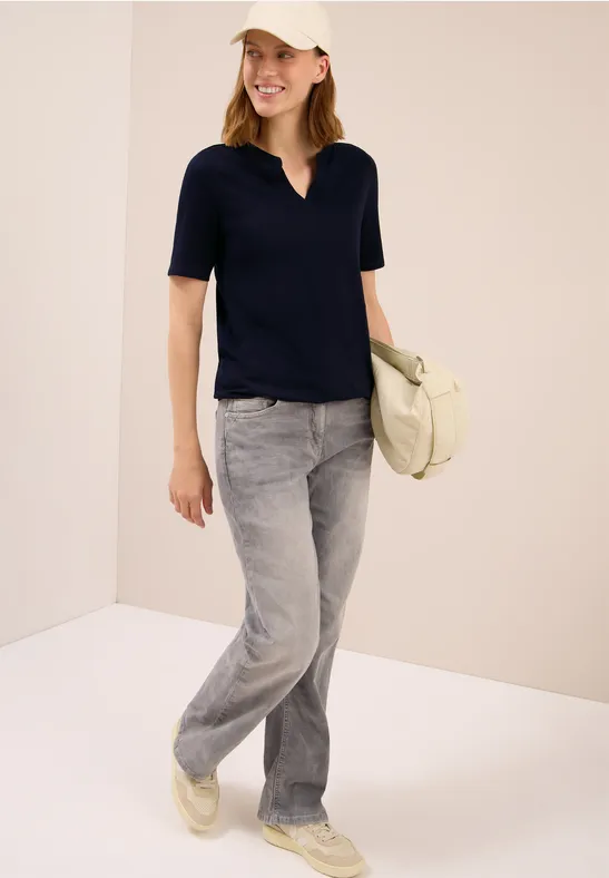 T-shirt au look tunique urban dark blue