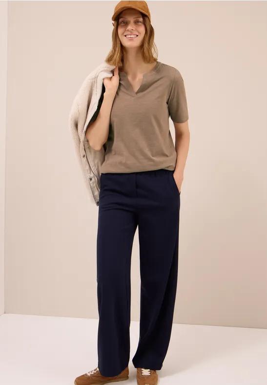 Shirt im Tunika-Look natural taupe