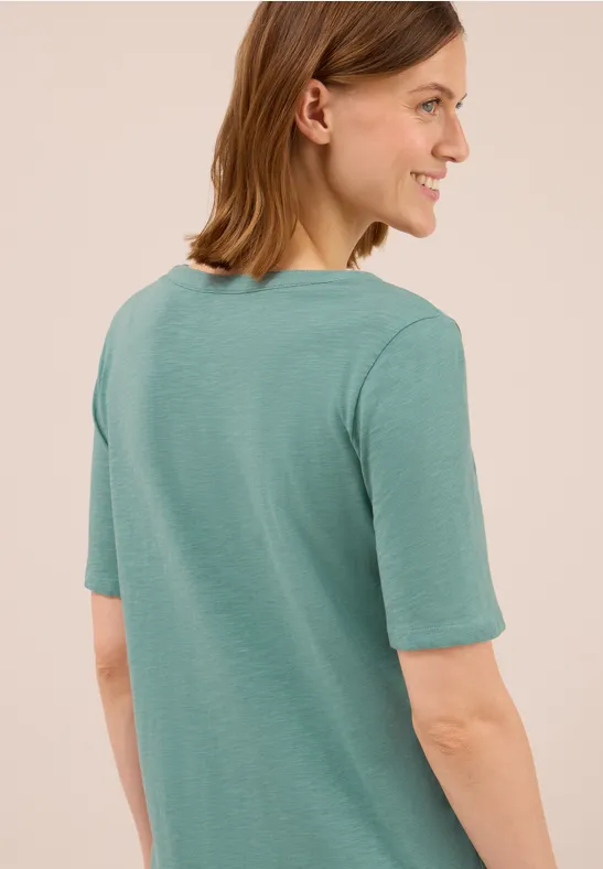 Koszula o wyglądzie tuniki jewel green