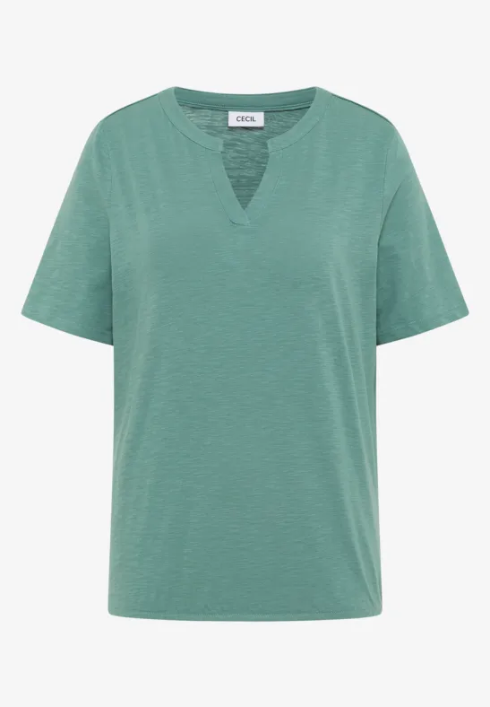 Koszula o wyglądzie tuniki jewel green