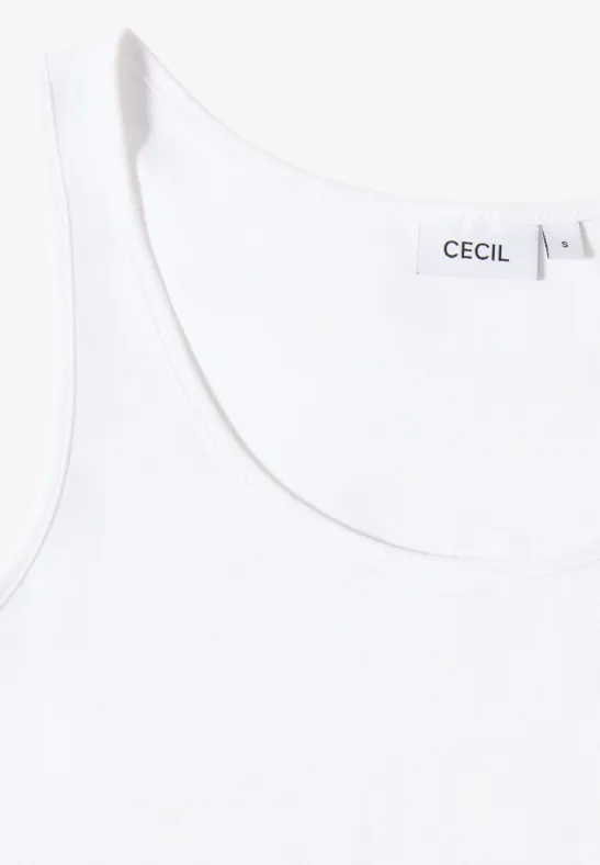 Langes Basic Top White