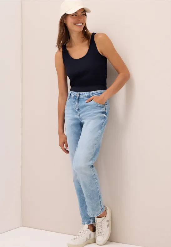Długi Basic Top urban dark blue