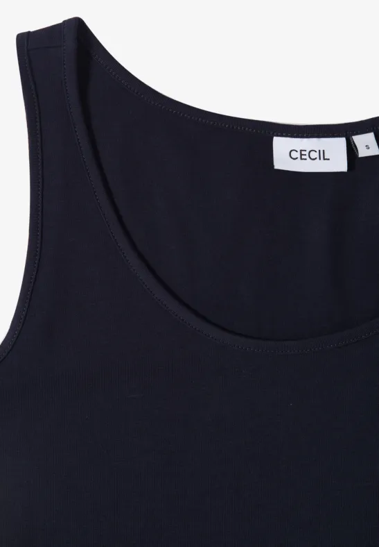 Długi Basic Top urban dark blue