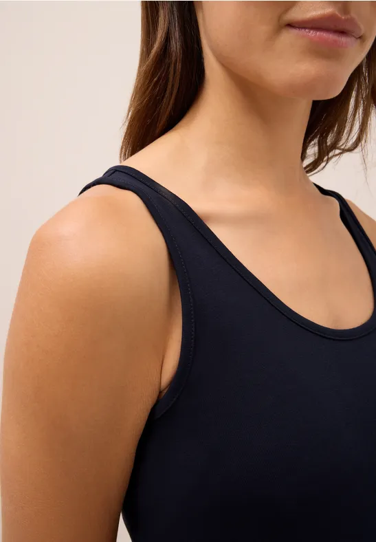 Długi Basic Top urban dark blue