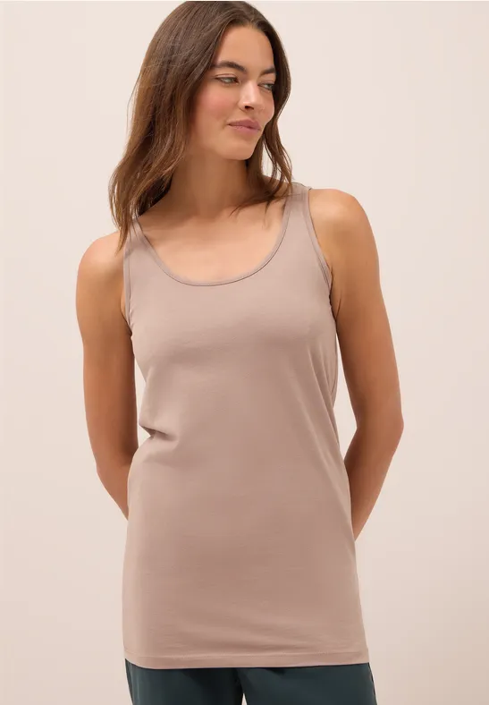 Langes Basic Top natural taupe