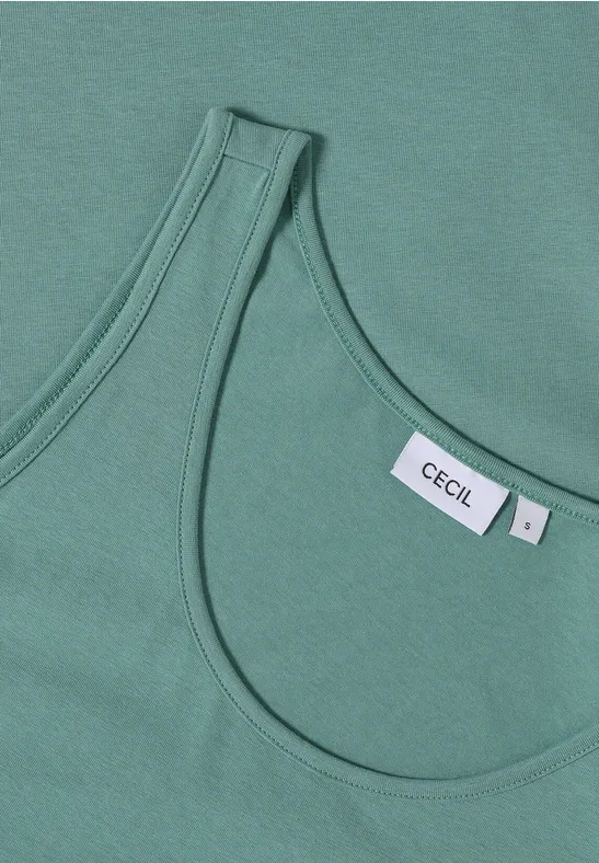 Langes Basic Top jewel green