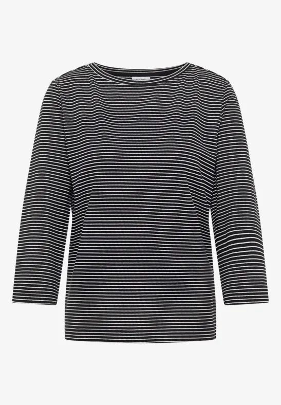 Gestreiftes Shirt Black