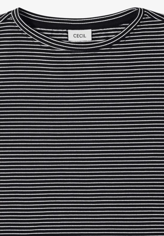 Gestreiftes Shirt Black