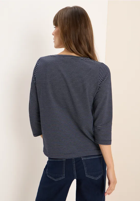 Gestreiftes Shirt urban dark blue
