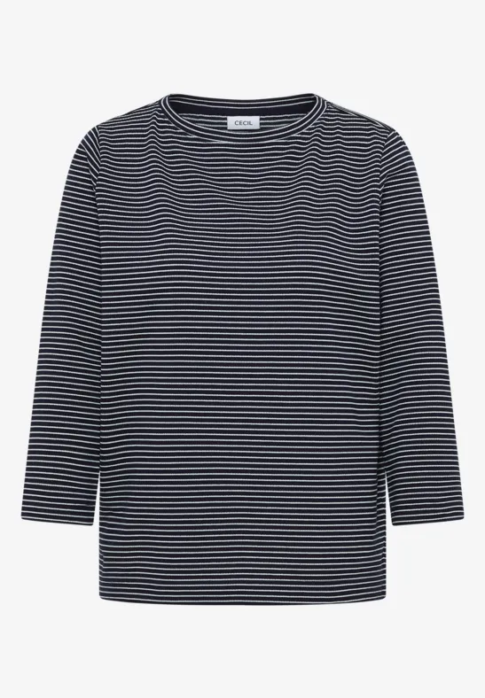 Gestreiftes Shirt urban dark blue