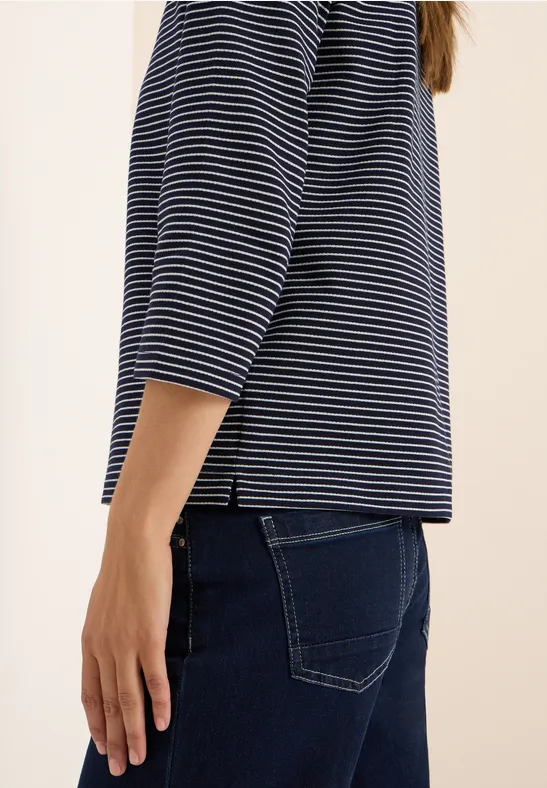 Gestreiftes Shirt urban dark blue