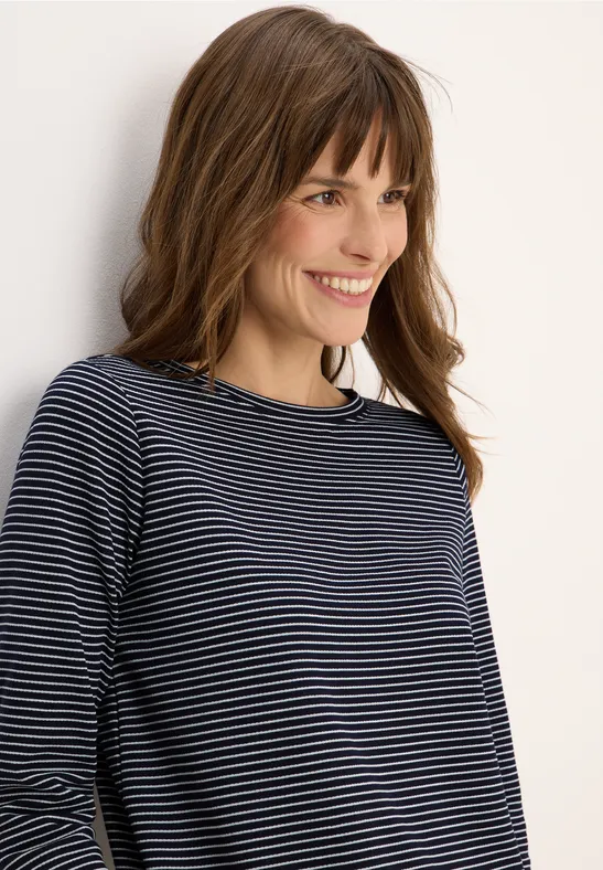 Gestreiftes Shirt urban dark blue