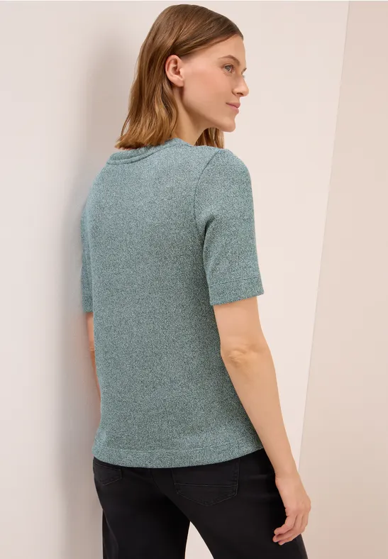 T-shirt léger en tricot jewel green
