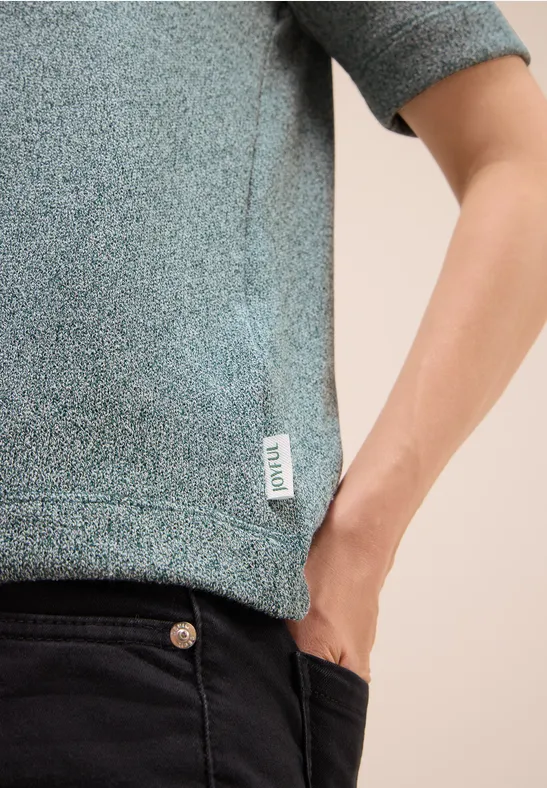 T-shirt léger en tricot jewel green