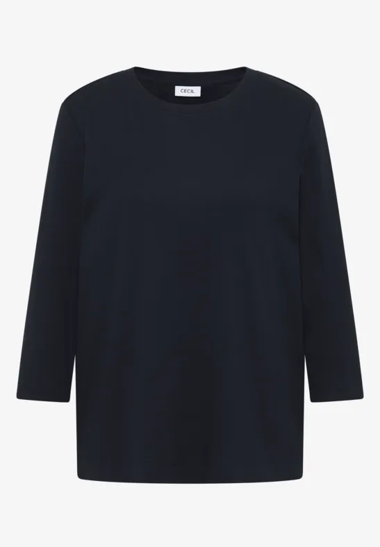 Shirt mit Rippstruktur urban dark blue