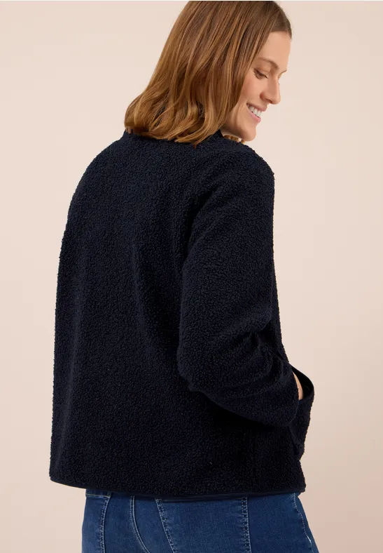 Softe Jacke mit Zipper urban dark blue