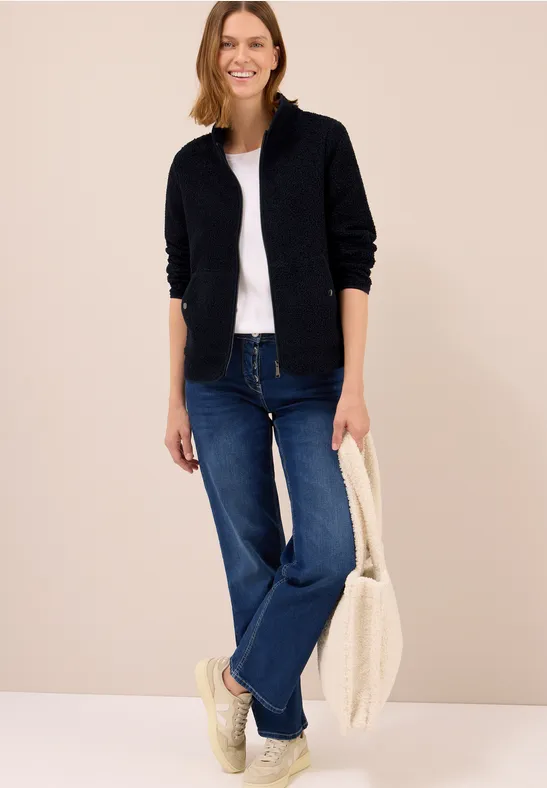 Softe Jacke mit Zipper urban dark blue