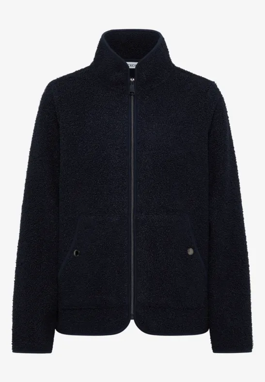Softe Jacke mit Zipper urban dark blue