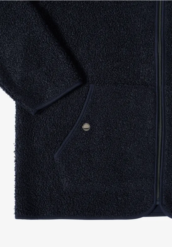 Softe Jacke mit Zipper urban dark blue