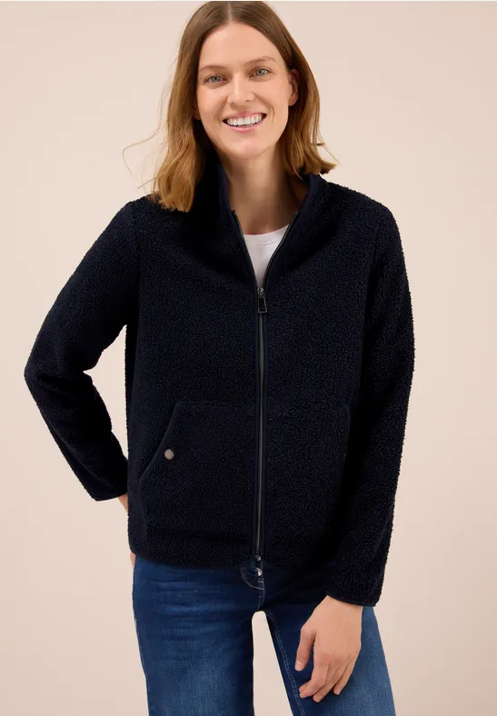 Softe Jacke mit Zipper urban dark blue