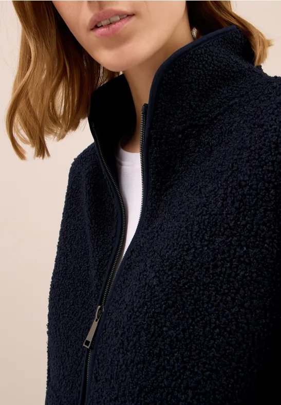 Softe Jacke mit Zipper urban dark blue