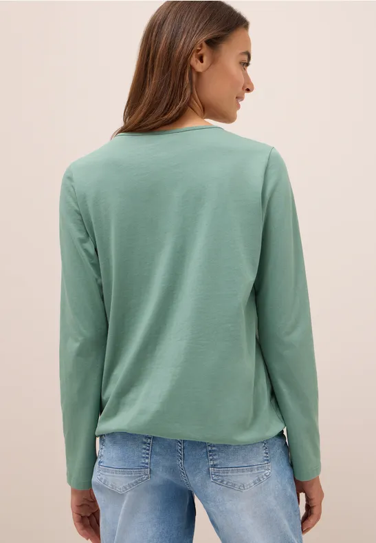 Shirt im Tunika-Look jewel green