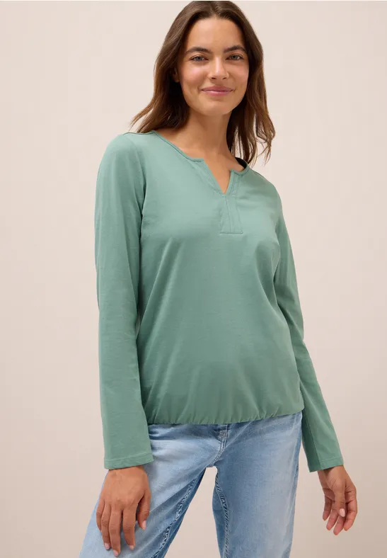 Shirt im Tunika-Look jewel green