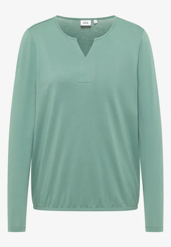 Shirt im Tunika-Look jewel green