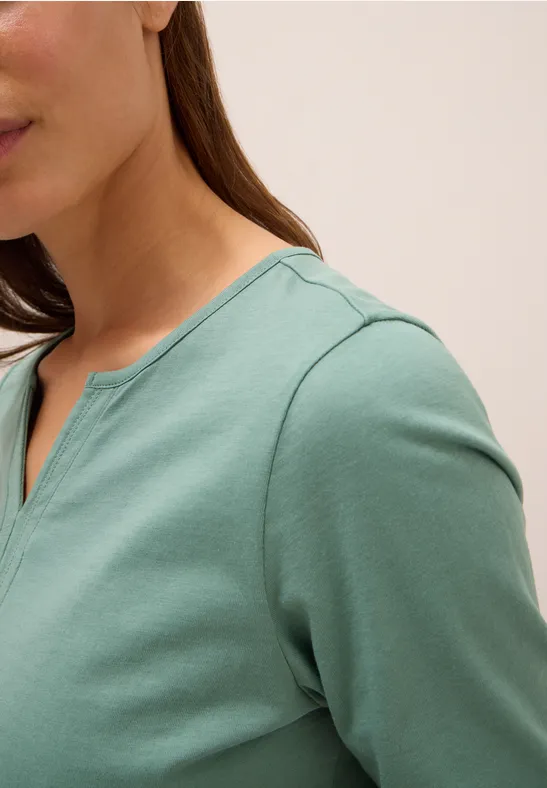 Shirt im Tunika-Look jewel green