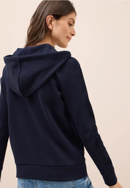 Jacke mit Rippstreifen urban dark blue