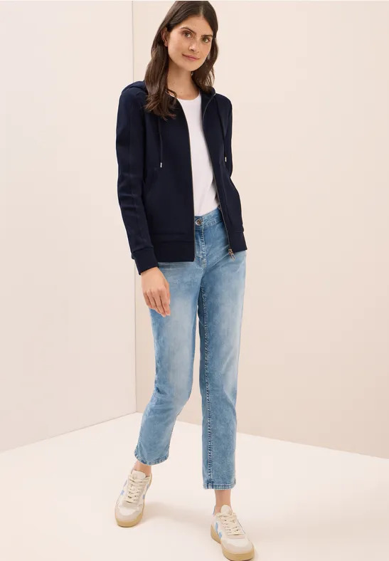 Jacke mit Rippstreifen urban dark blue