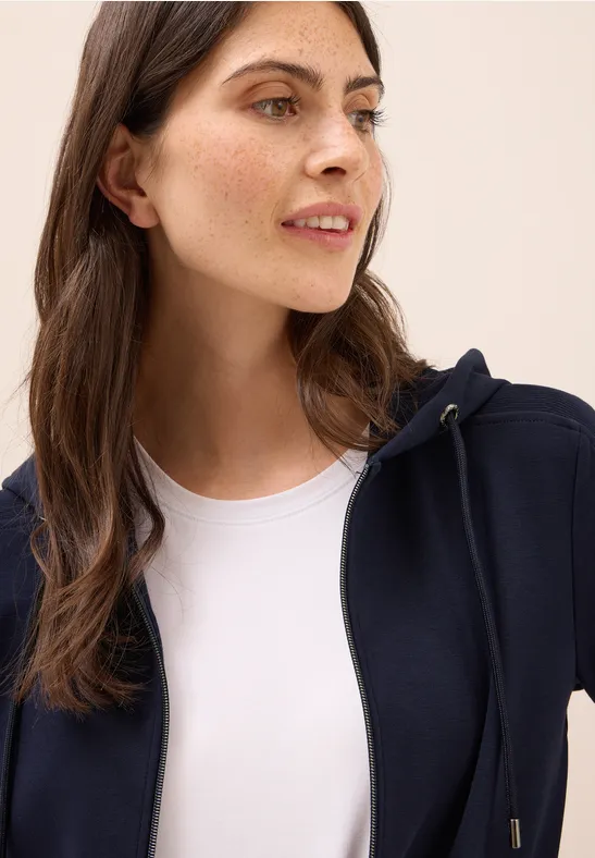 Jacke mit Rippstreifen urban dark blue