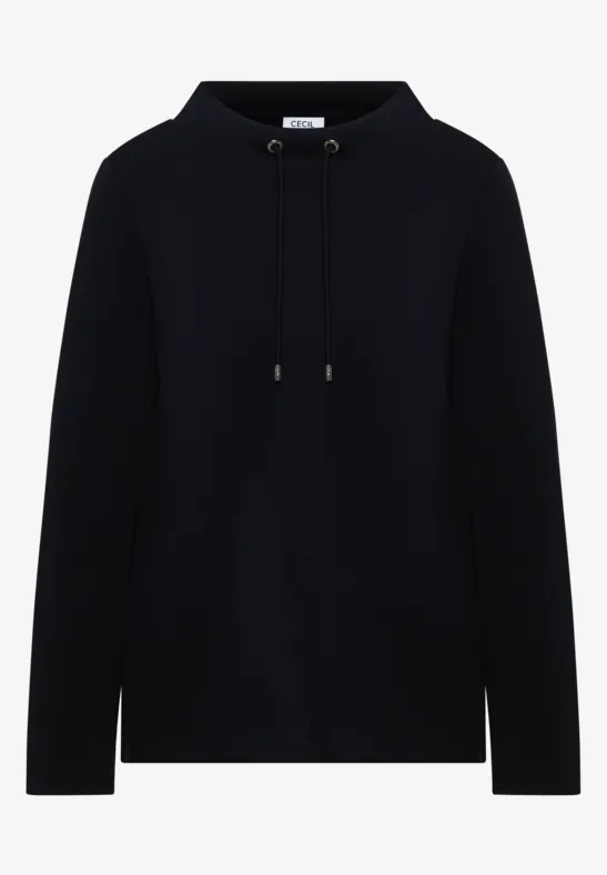 Funnel Neck Shirt urban dark blue