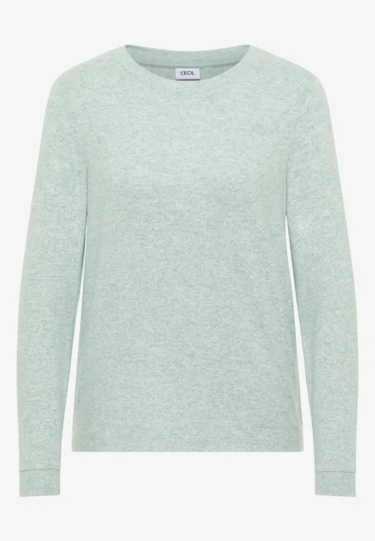 Kuscheliges Shirt jewel green melange