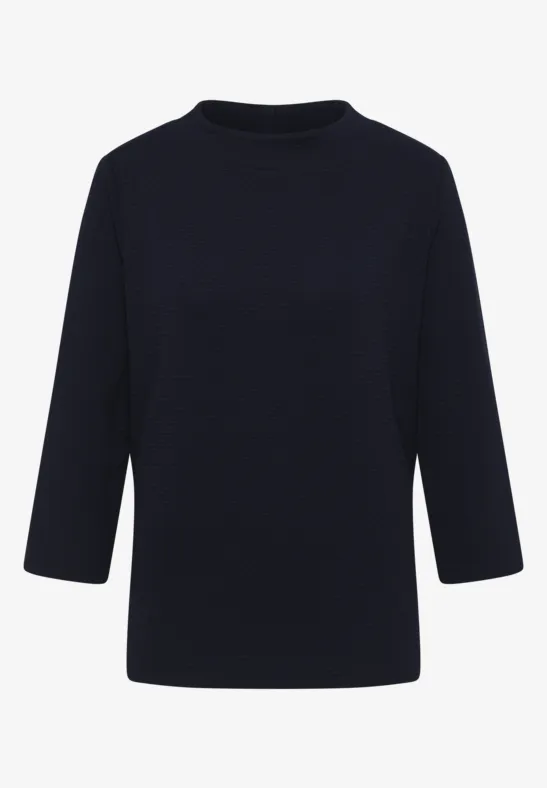 Strukturshirt urban dark blue