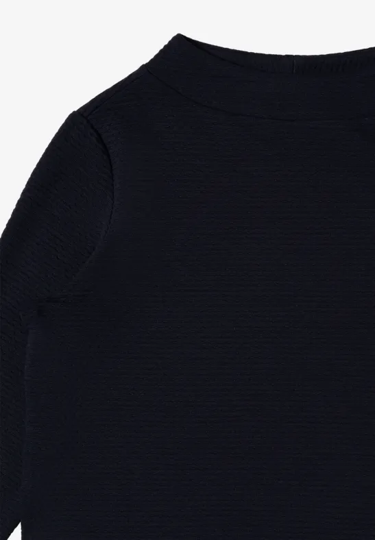 Strukturshirt urban dark blue
