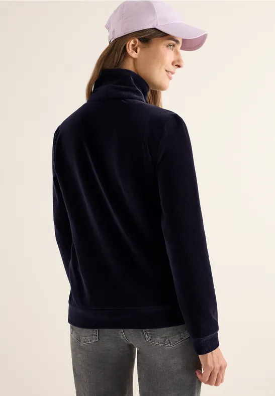 Leichte Cordjacke urban dark blue