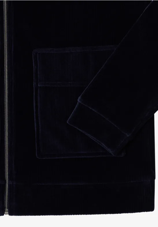 Leichte Cordjacke urban dark blue